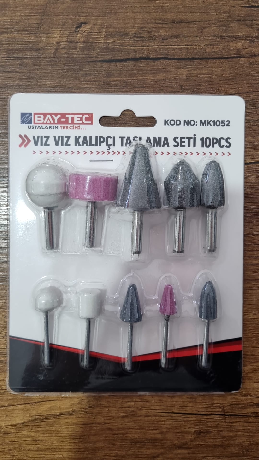 BAYTEC KALIPÇI TAŞLAMA SETİ VIZ VIZ (10 PARÇA ) MK1052
